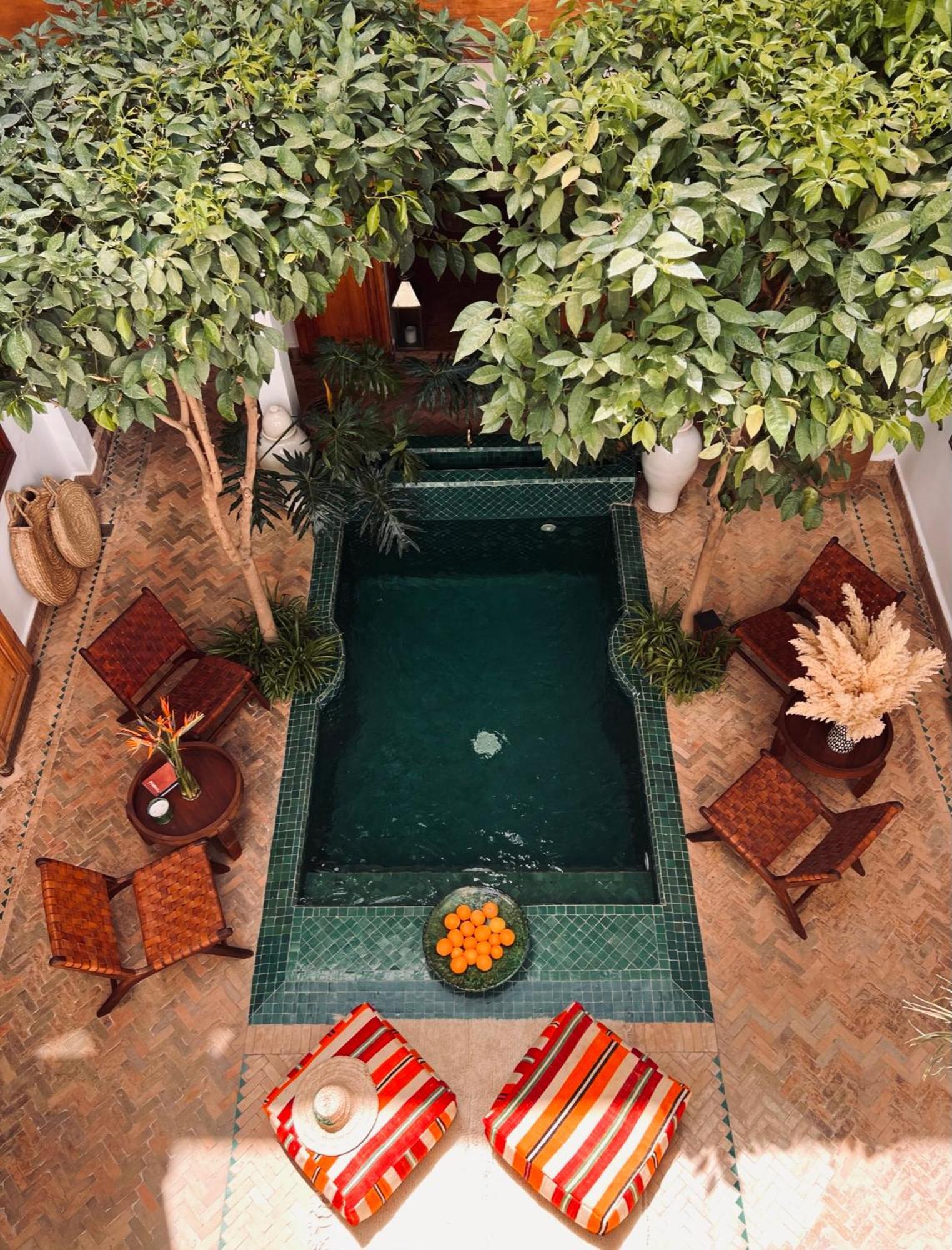 Riad Prive Sadaka Bassin Rooftop Marrakesh Exterior photo